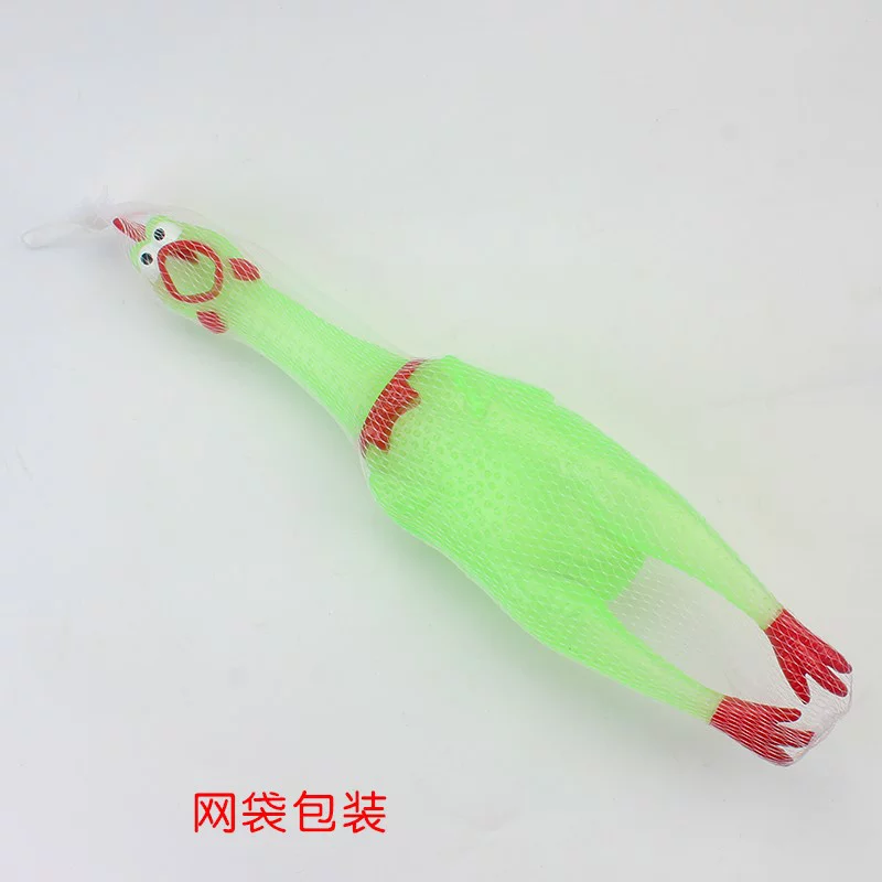 發泄玩具尖叫慘叫雞解壓發聲戰斗雞狗狗寵物泰迪耐咬啤酒雞解悶貓